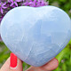 Heart blue as sky calcite 280 grams