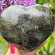 Labradorite heart medium 391 grams
