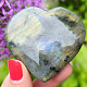 Beautiful labradorite heart 6.1 cm