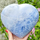 Large calcite heart 2135 grams