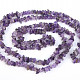 Necklace of amethyst long