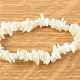 Bracelet made of seashells and pearls - irregular