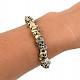 Dalmatian jasper bracelet - irregular