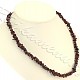 Necklace made of mahogany obsidian