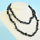 Necklace made of obsidian flake small stones
