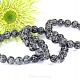 Obsidian flake bracelet beads more