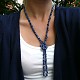 90 cm necklace fine pieces of lapis lazuli