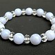 Bracelet cut crystal and agate beads