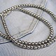 45 cm necklace hematite beads 4 mm