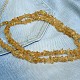 Longer necklace of citrine 60 cm