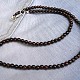 45 cm necklace beads 4 mm grenade almadin