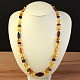 Amber necklace 54 cm extra mix colors JANT838