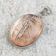 Oval pendant meteorite 5.0 g Ag 925/1000