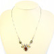 Necklace 43 - 47cm with Ag 925/1000 amber 9.0g