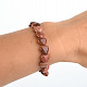 Heart bracelet avanturine synthetic 10 x 10mm