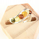 Ring amber ball (Ag 925/1000)